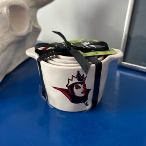 Rae Dunn Disney Villains Evil Queen Maleficent Queen of Hearts Measuring Cups
